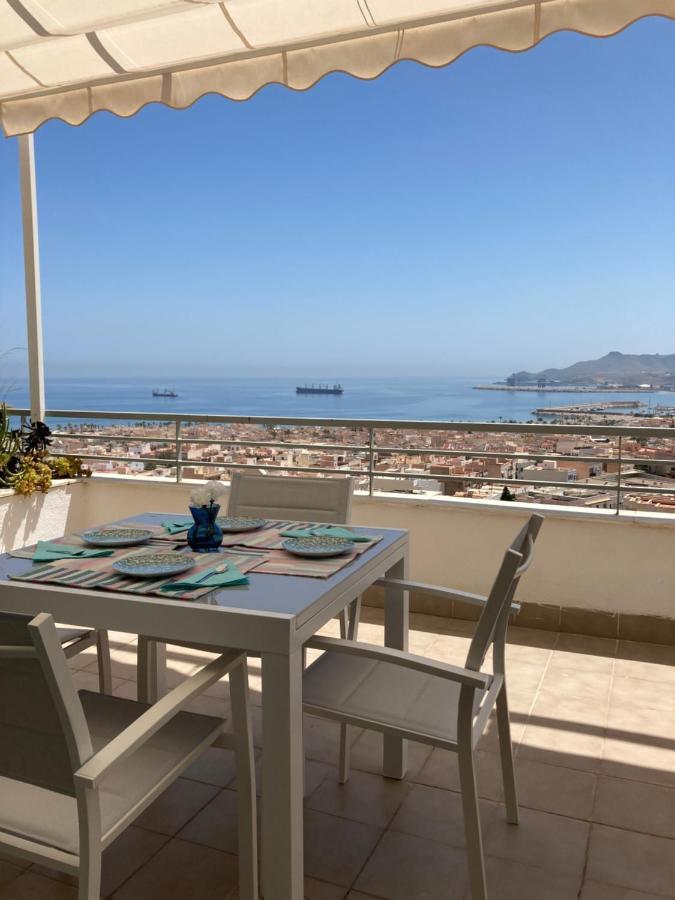 Atico Con Espectaculares Vistas Al Mar Apartment Carboneras Bagian luar foto