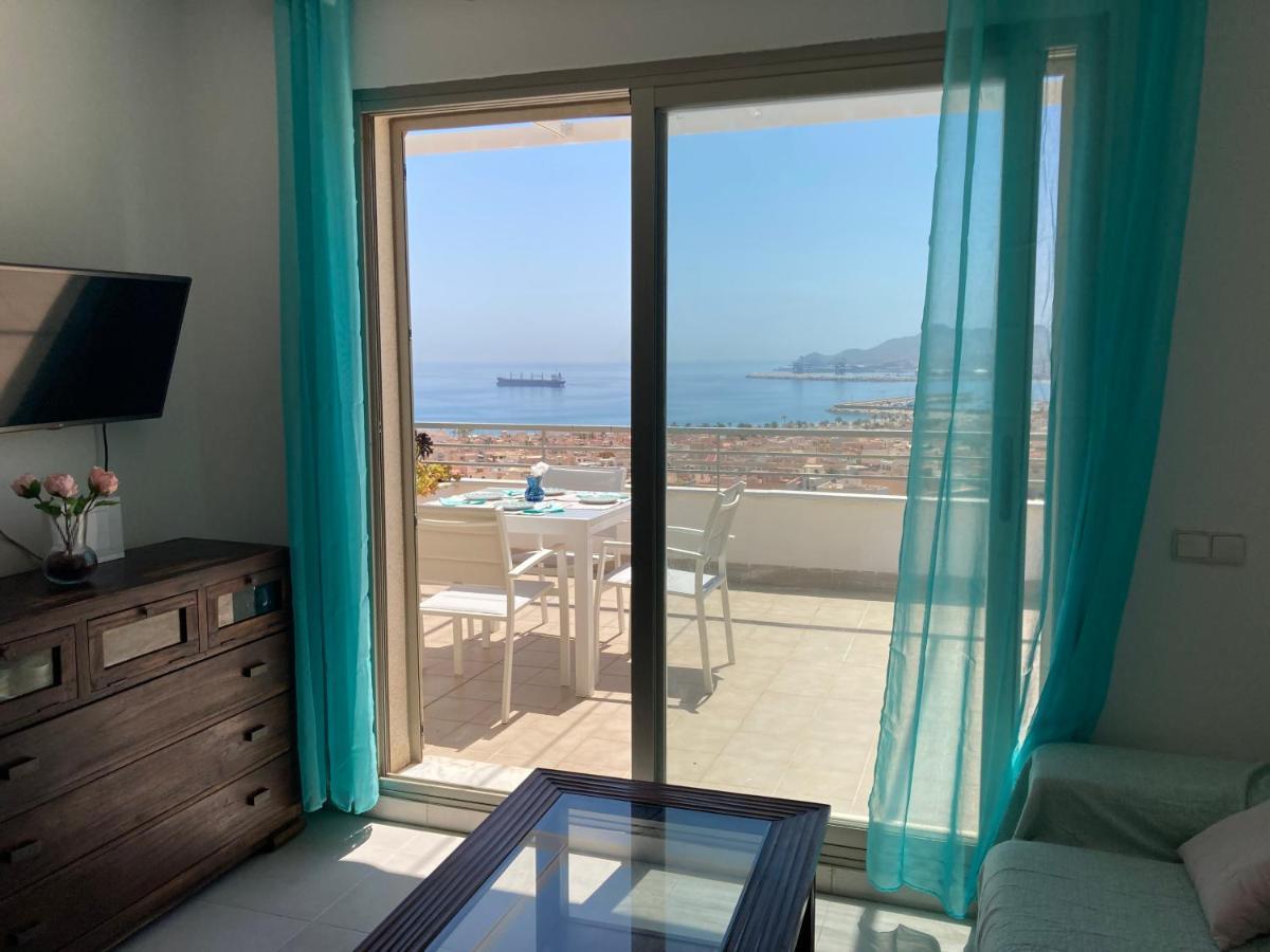 Atico Con Espectaculares Vistas Al Mar Apartment Carboneras Bagian luar foto