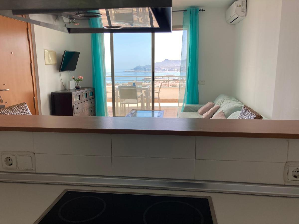 Atico Con Espectaculares Vistas Al Mar Apartment Carboneras Bagian luar foto